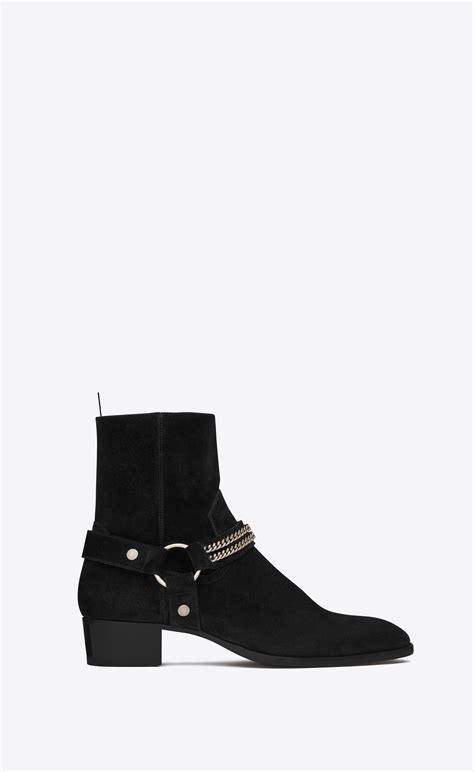 ysl black boot